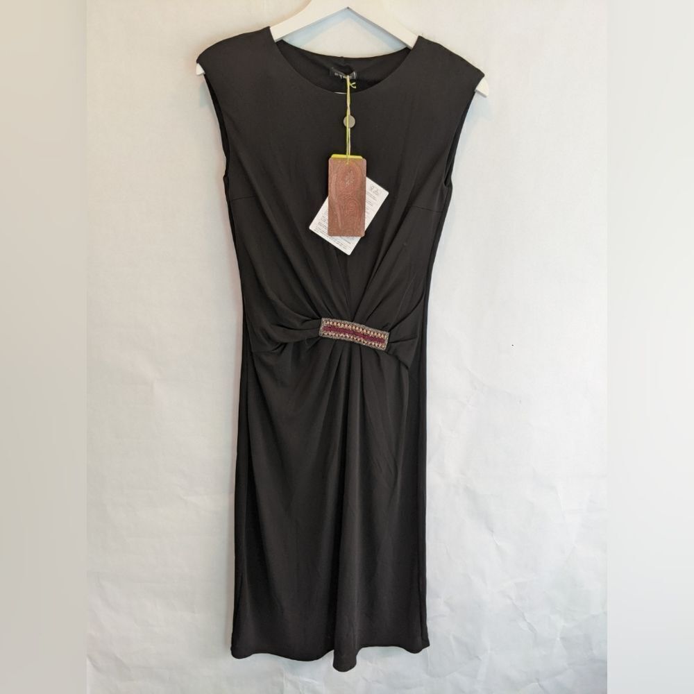 Etro sleeveless black dress 6(42) BNWT